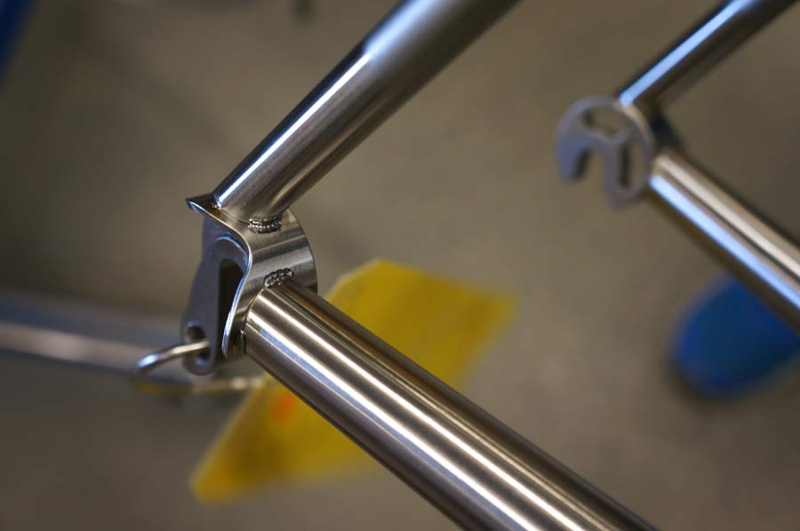 Moots titanium bicycles factory tour - welding