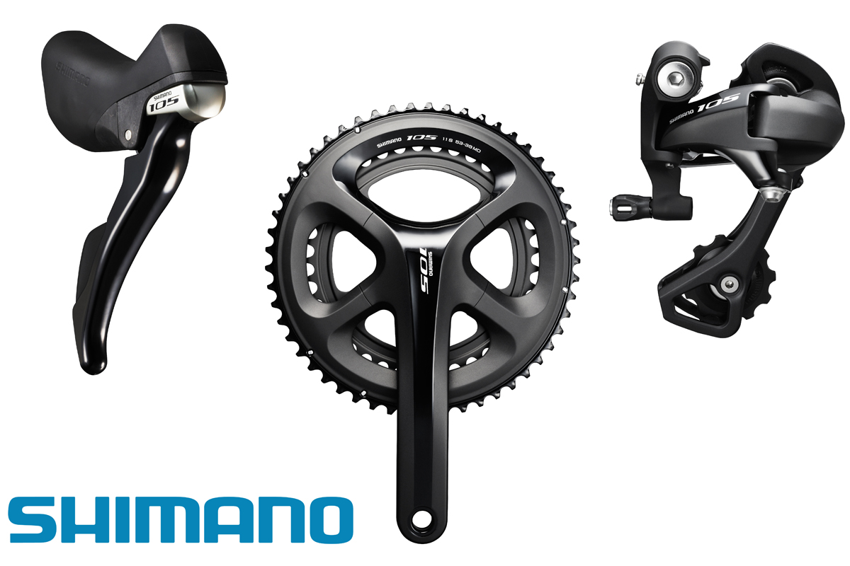 First Look: New Shimano 105 11-Speed Group, New Mechanical + Hydraulic Road Disc Brakes! - Bikerumor