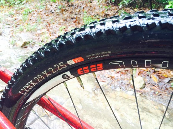 onza lynx 29er trail mountain bike tire review