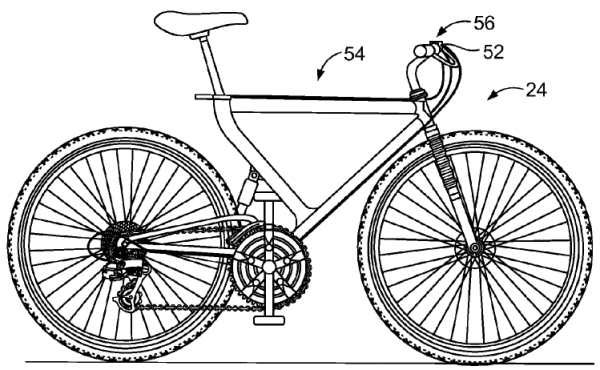 SRAM electronic drivetrain patent application drawings for road and mountain bike groups