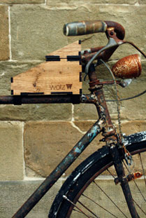 Wotz multi-purpose wooden packaging for its pedals