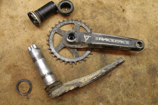 Race Face Cinch Crank turbine 190 170 fat bike mountain bike review weight (6)
