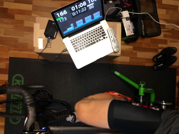 review of TrainerRoad online cycling training software with real time sensor integration