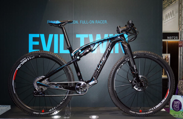 Swift Evil Twin carbon full suspension XC race mountain bike
