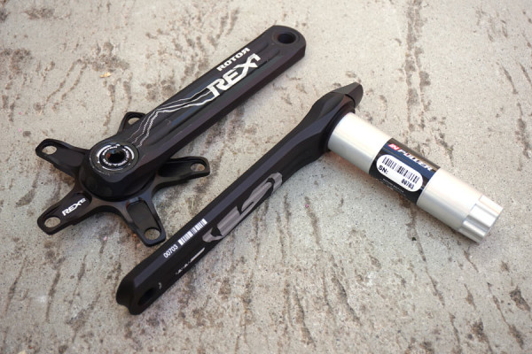 Rotor INpower crankset powermeter inside the spindle first ride review