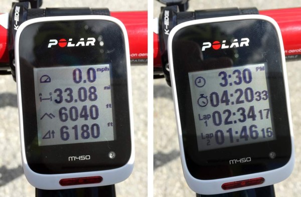 hands on with all new Polar M450 gps cycling computer