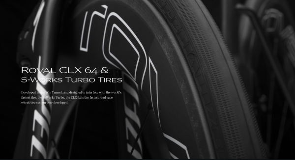 Roval CLX 64 and S-Works Turbo Tires
