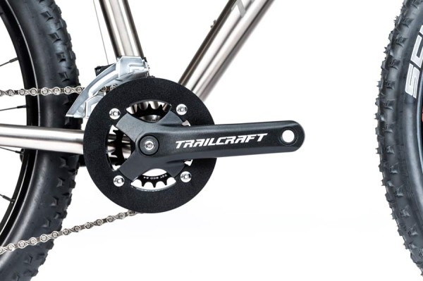 Trailcraft 152mm crank arms upgrade for kids bicycles with 104bcd