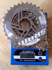 SRAM_Red-22-Hydro-Disc_WiFiLi_11-32-PowerDome-cassette_actual-weight-194g