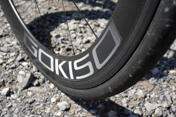 Gokiso carbon fiber clincher road bike wheels