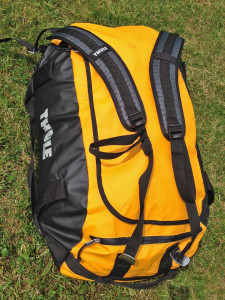 Thule_Chasm-Medium_water-resistant-convertible-duffel-bag_Zinnia-yellow_backpack-shoulder-straps
