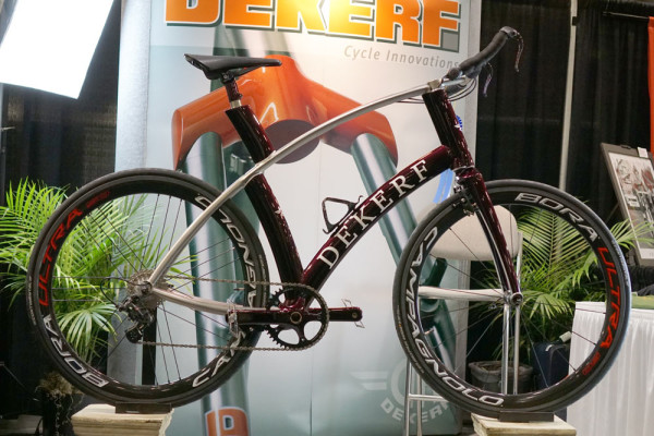 Dekerf titanium bladed road bike wins NAHBS 2016 Artisan Award