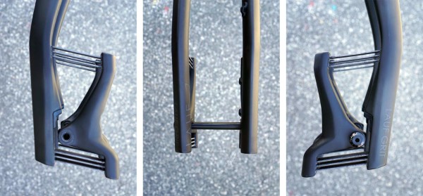 lauf grit leaf spring suspension fork for gravel bikes