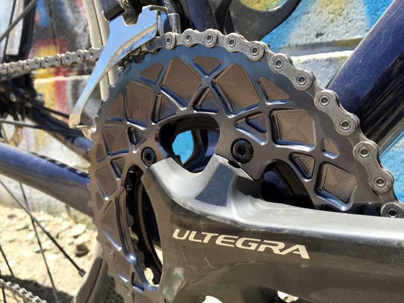 AbsoluteBlack Winter oval road bike chainring long term review