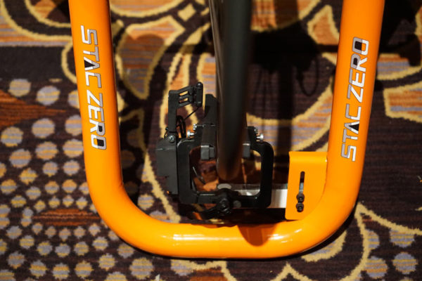 stac zero indoor cycling trainer that doesn't touch your wheel or tire