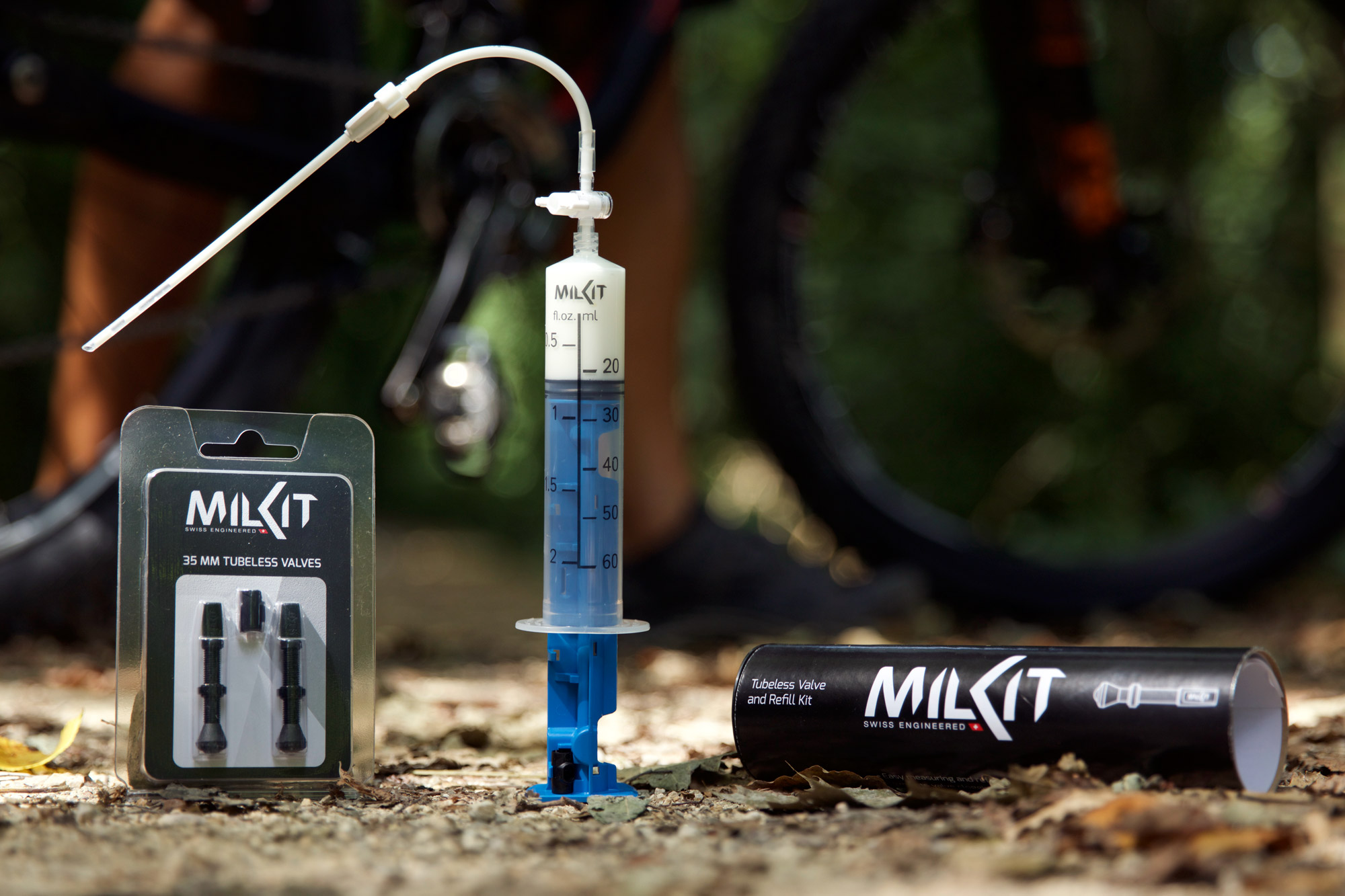 Milkit Tubeless Valve Pack Presta 35mm Includes 2 valves 