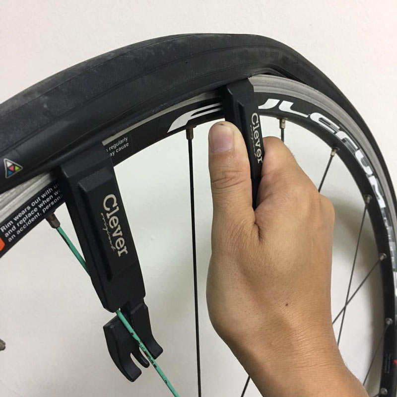 Zelerdo 8 Pack Bike Tire Lever Tyre Spoon Iron Changing Tool for Repair Bike Tub 