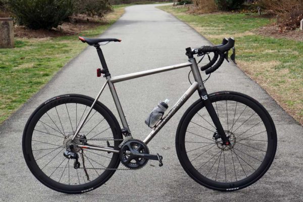 Litespeed T2 titanium disc brake road bike review and actual weights