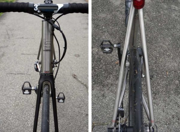 Litespeed T2 titanium disc brake road bike review and frame details