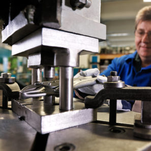 Unior Tool made in Europe Slovenia factory tour Part 1 Forging locking pliers pivot