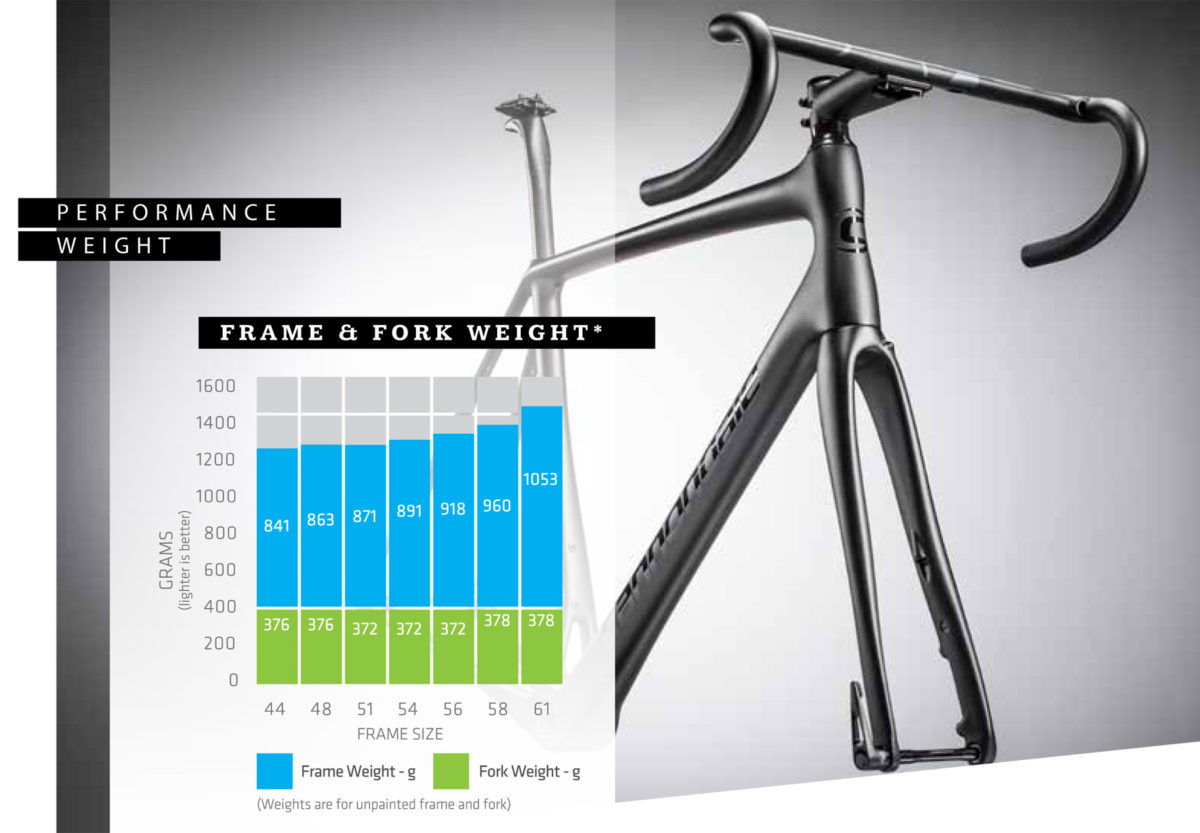 2018 Cannondale Synapse lightweight carbon endurance race road bike true endurance machinery frame and fork weight