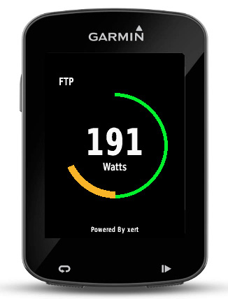 Baron Biosystems What's My FTP live Functional Threshold Power calculation Garmin Connect app step 2