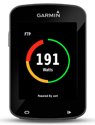 Baron Biosystems What's My FTP live Functional Threshold Power calculation Garmin Connect app step 3
