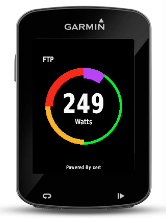 Baron Biosystems What's My FTP live Functional Threshold Power calculation Garmin Connect app step 4