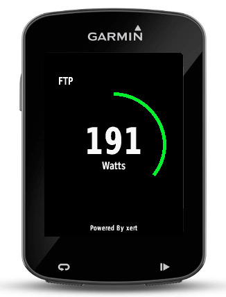 Baron Biosystems What's My FTP live Functional Threshold Power calculation Garmin Connect app step1