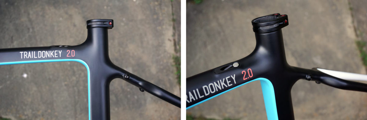 Worlds Funnest Bike 3 - Rodeo Labs Trail Donkey 2 carbon drop bar adventure gravel road bike frame details