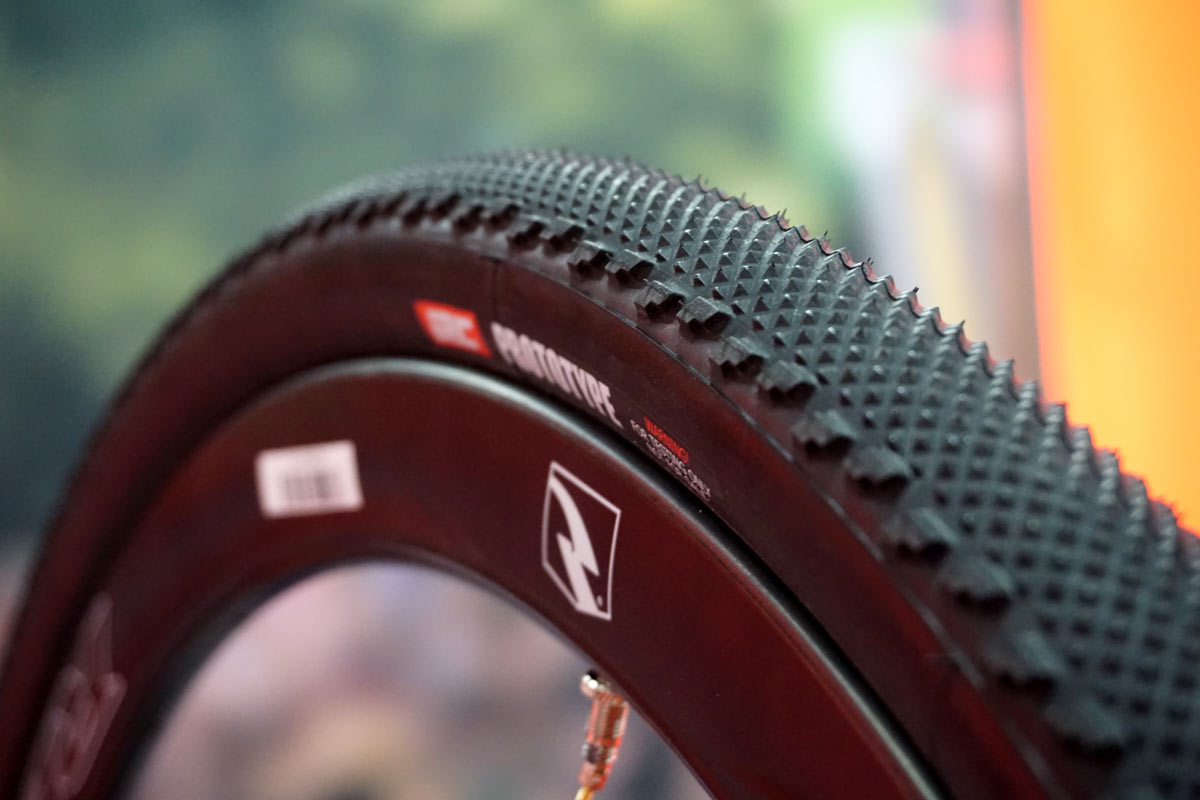 prototype 2018 IRC Bokken file tread gravel road bike tire