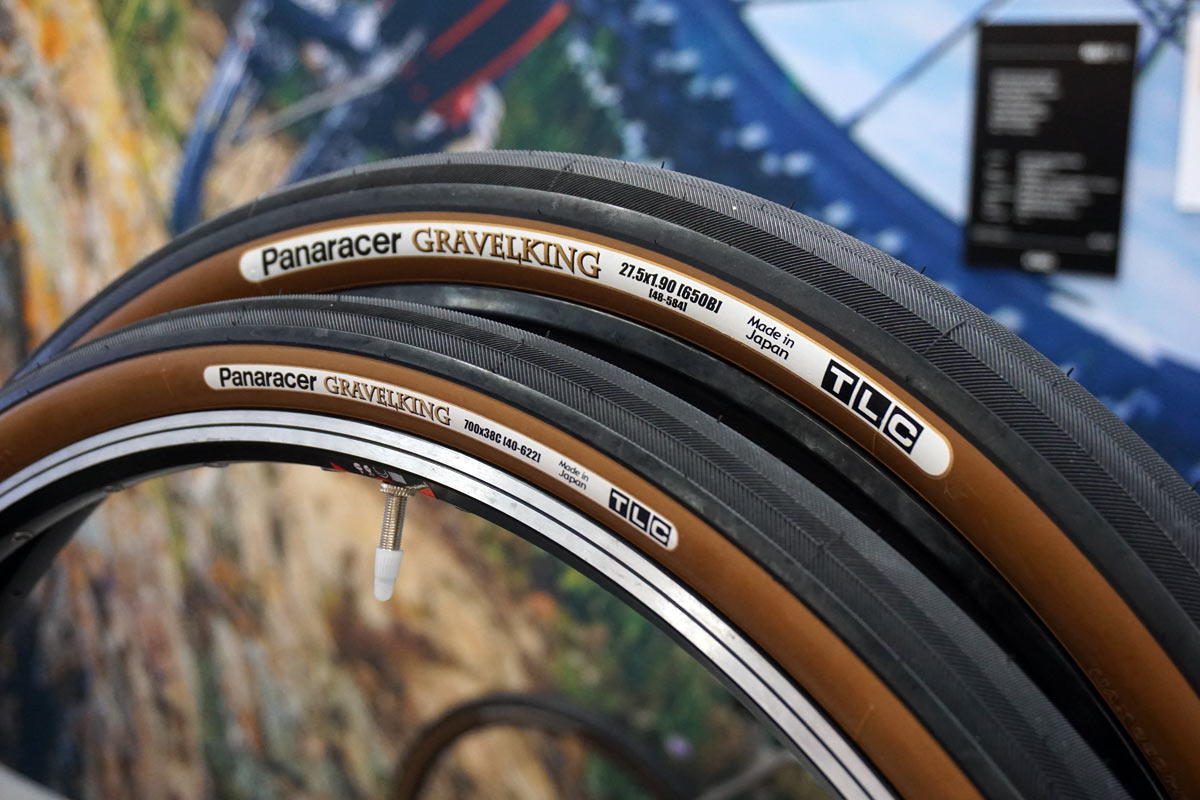 2018 Gravel King tubeless ready file tread gravel road bike tire with tan sidewalls