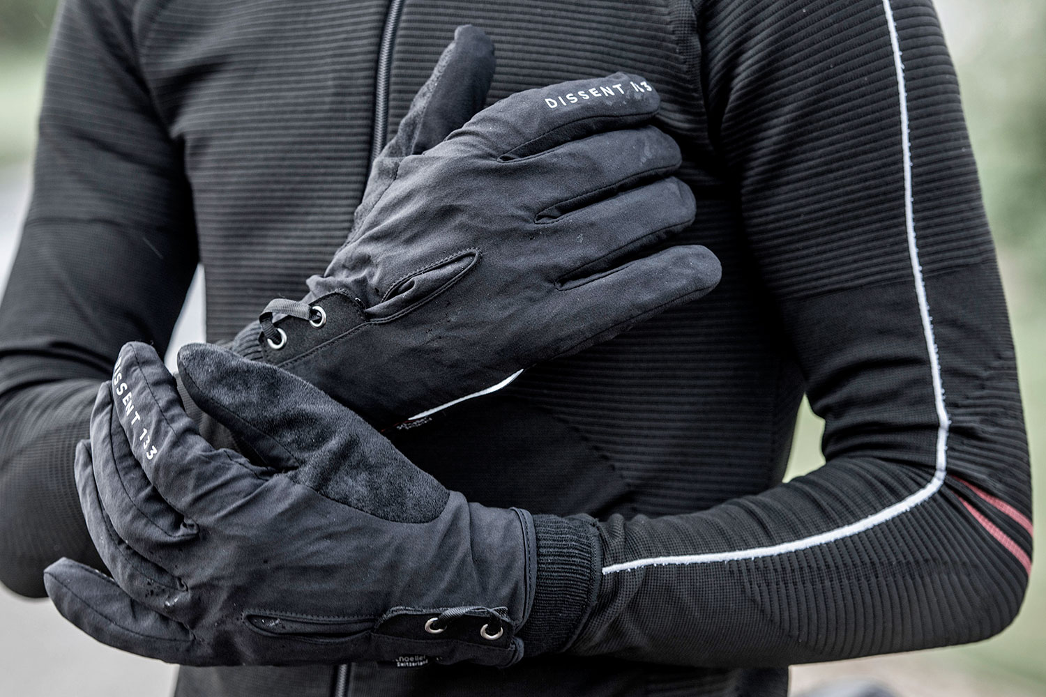 Dissent 133 by TheRiderFirm layered winter biking gloves wet cold cycling glove system