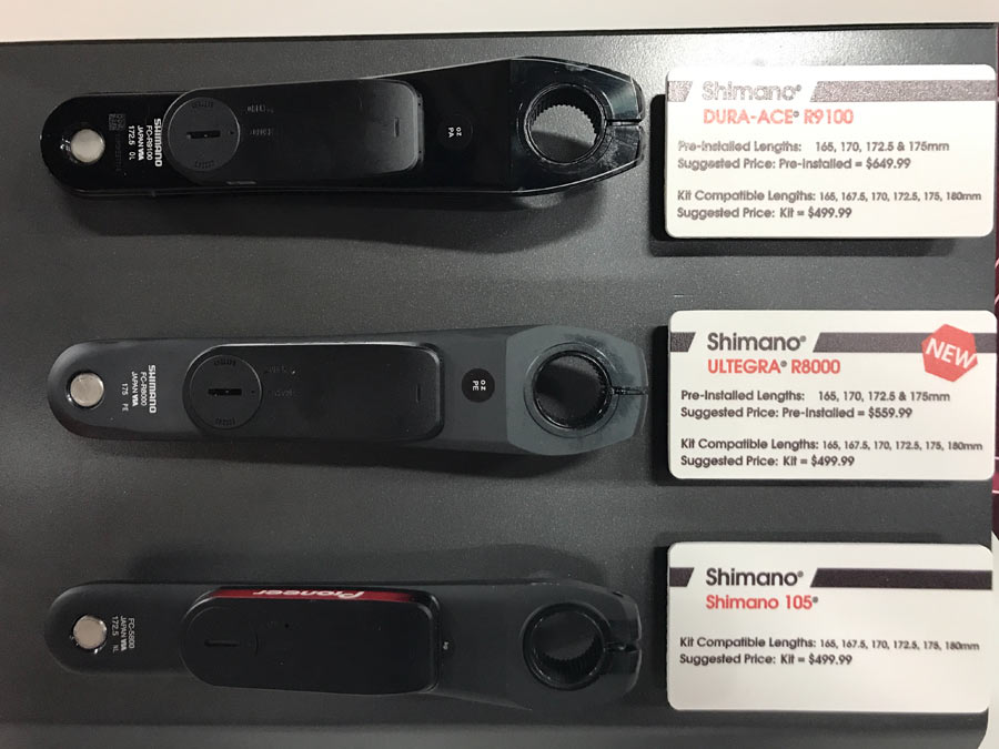2018 Pioneer Power Meter for Shimano Dura-Ace R9100 and Ultegra R8000