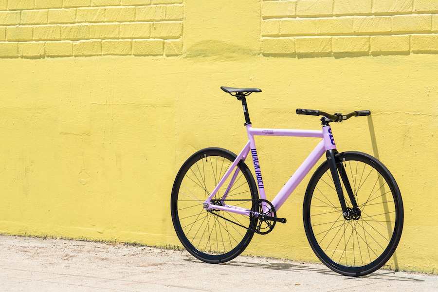 The State Bicycle Co. Black Label V2 is available with riser bars.