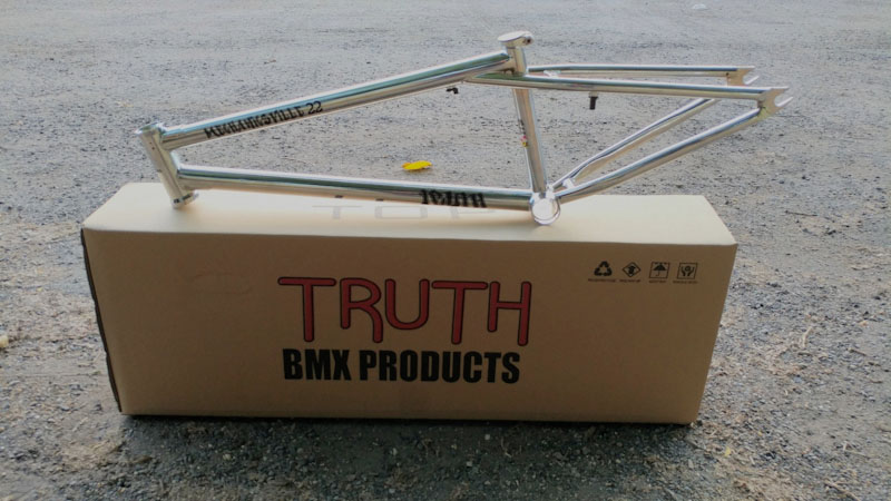 Truth BMX 22" Street frame, Mechanicsville model on box