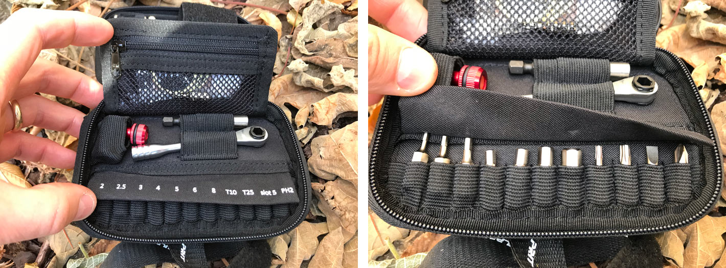 culprit covert ops saddle bag tool kit has everything you need for road and trail side bicycle repairs