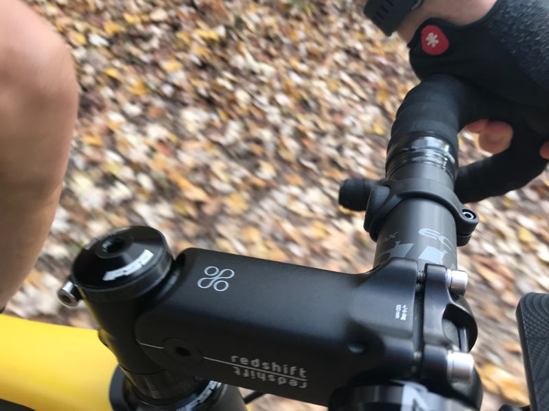 Redshift Sports Shockstop micro suspension bicycle stem review and actual weights