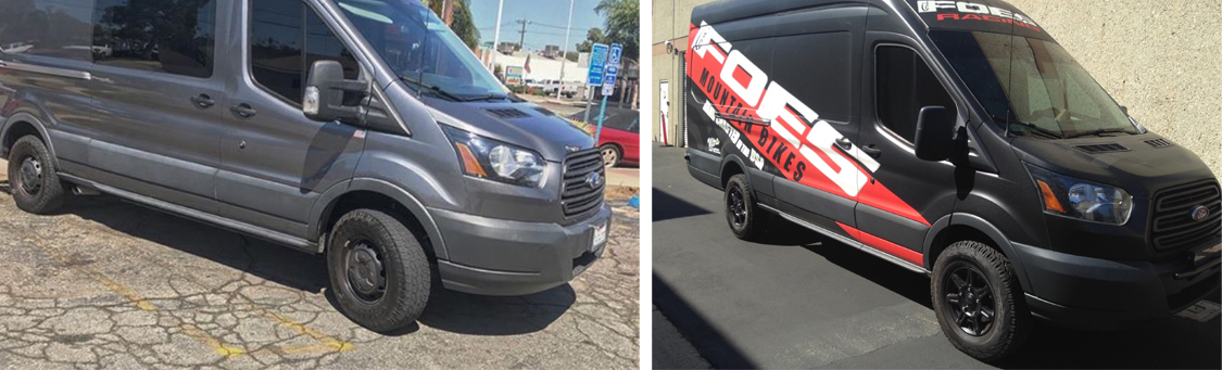 Foes Racing lifts the Van Life with 2" lift kit & accessories for Ford Transit