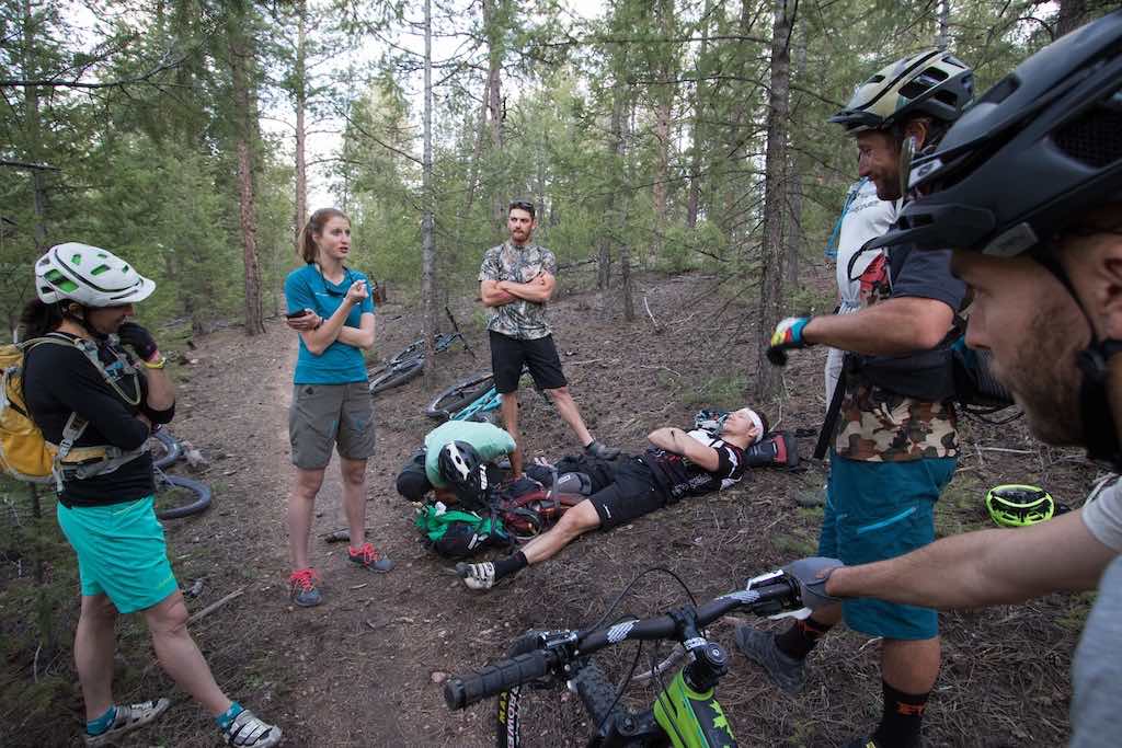 Few riders are trained to respond to injuries on the trail.