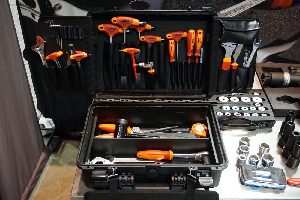 unior pro tool kit includes every tool you need for bike mechanics