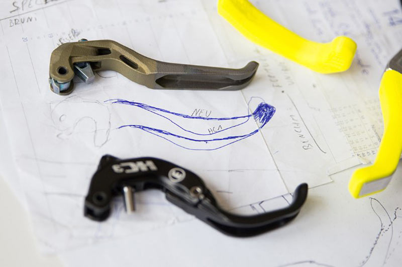 prototype magura brake levers for Loic Bruni