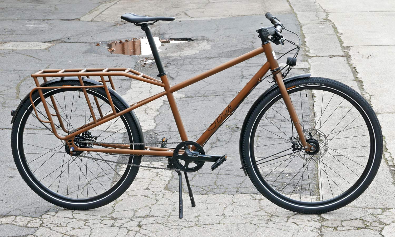 Sour Bicycles solid, affordable production steel off-road bikes Pick Up truck