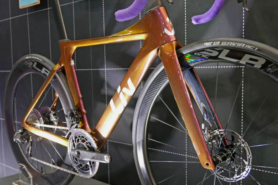 Liv EnviLiv Reshapes Aero Road Race Bike For Women Adds Disc Brakes