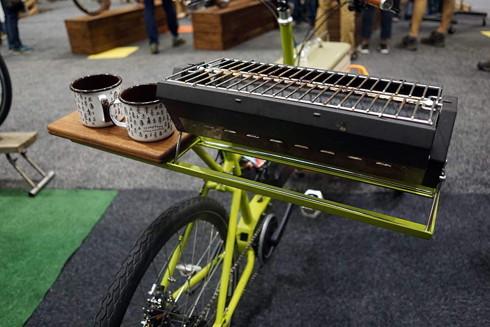 jeremy sycip trike with Japanese hibachi grill from NAHBS 2019