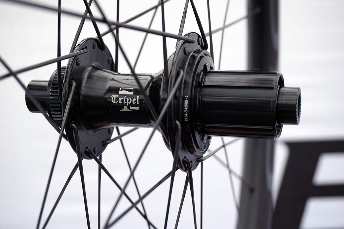 boyd tripel mountain bike hubs offer very quick engagement with low drag