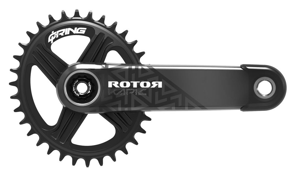 rotor kapic carbon fiber mountain bike crankarms are some of the lightest xc cranks on the market