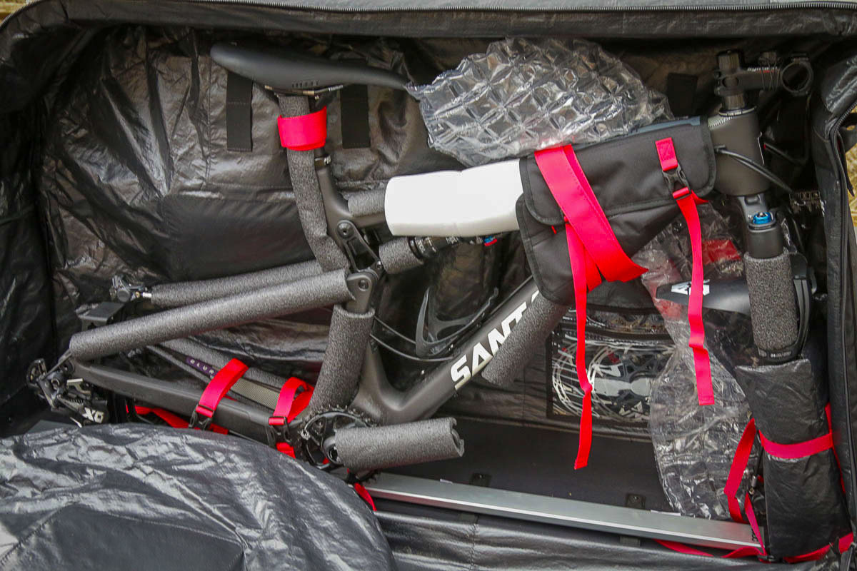 How to pack a mountain bike for travel. How to pack a road bike before flying.