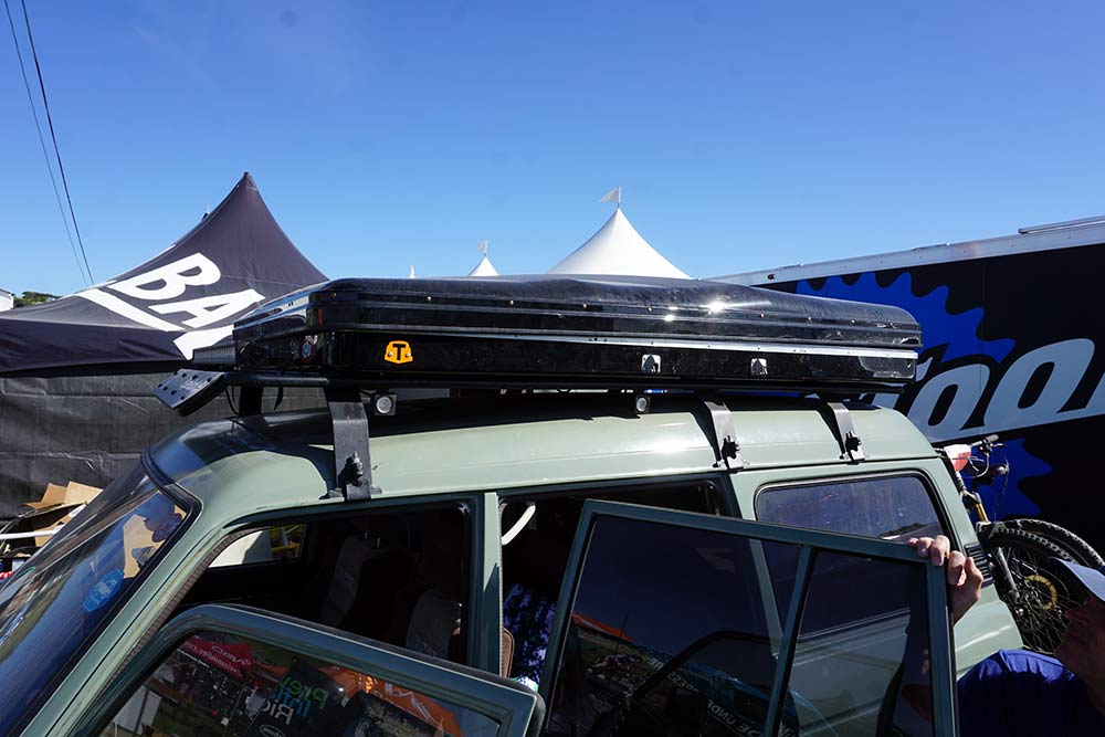 thule tepui hybox roof top tent is literally a high box if you zip out the tent walls and use it for storage instead
