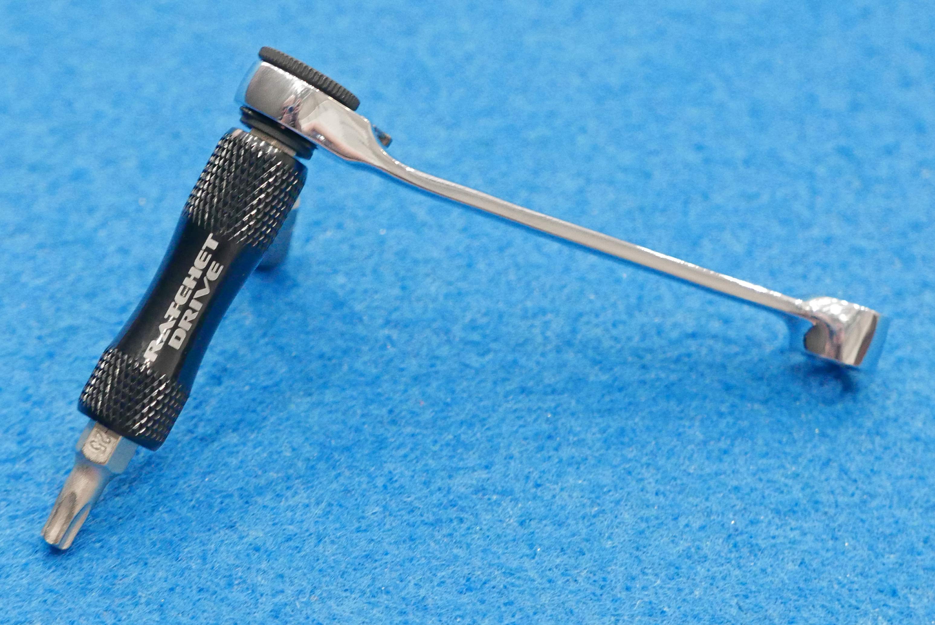 Lezyne Ratchet Kit multi-tool wrench, mini ratchet wrench set with bits